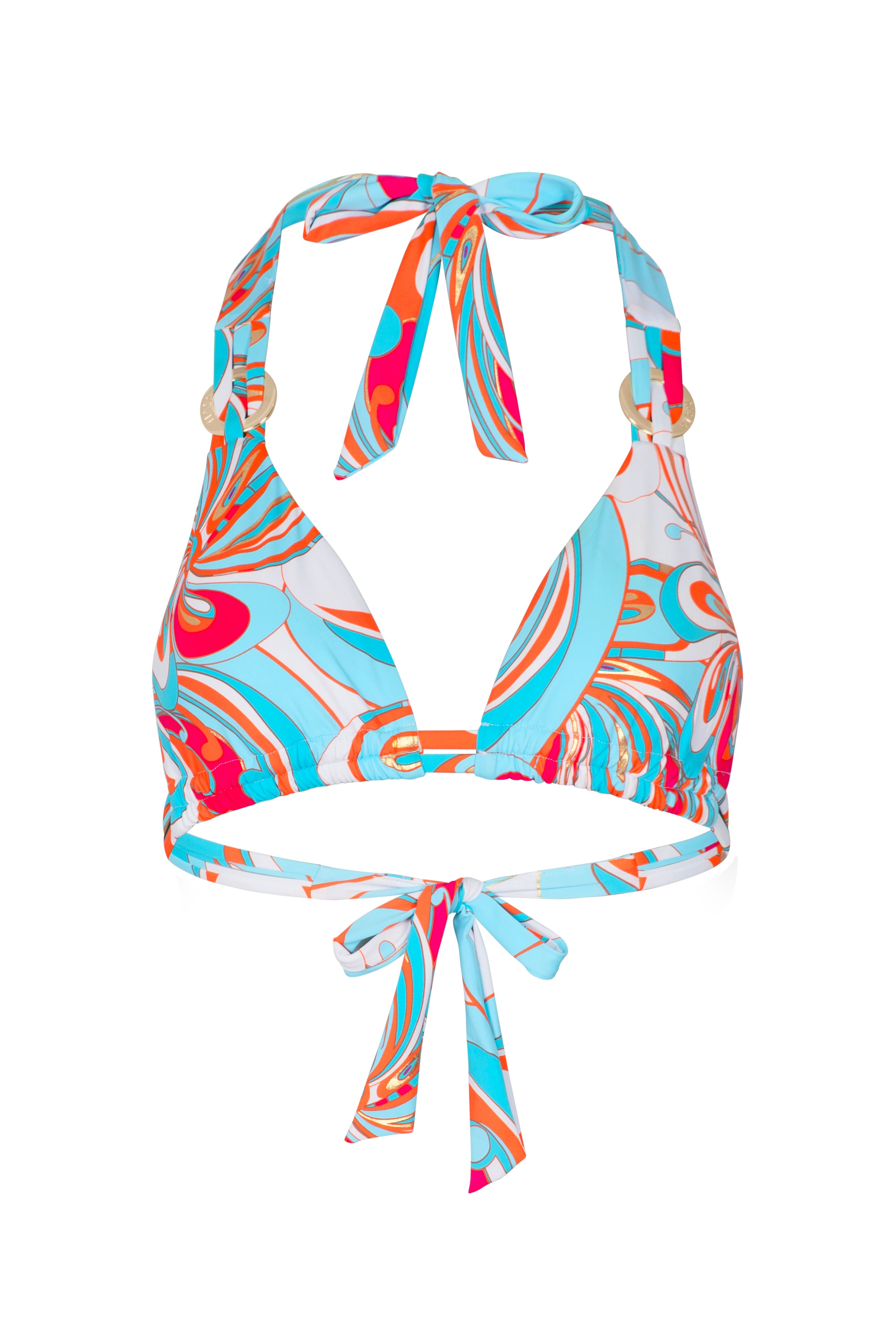 Ursula Triangle Bikini Top La Dolce Vita Print