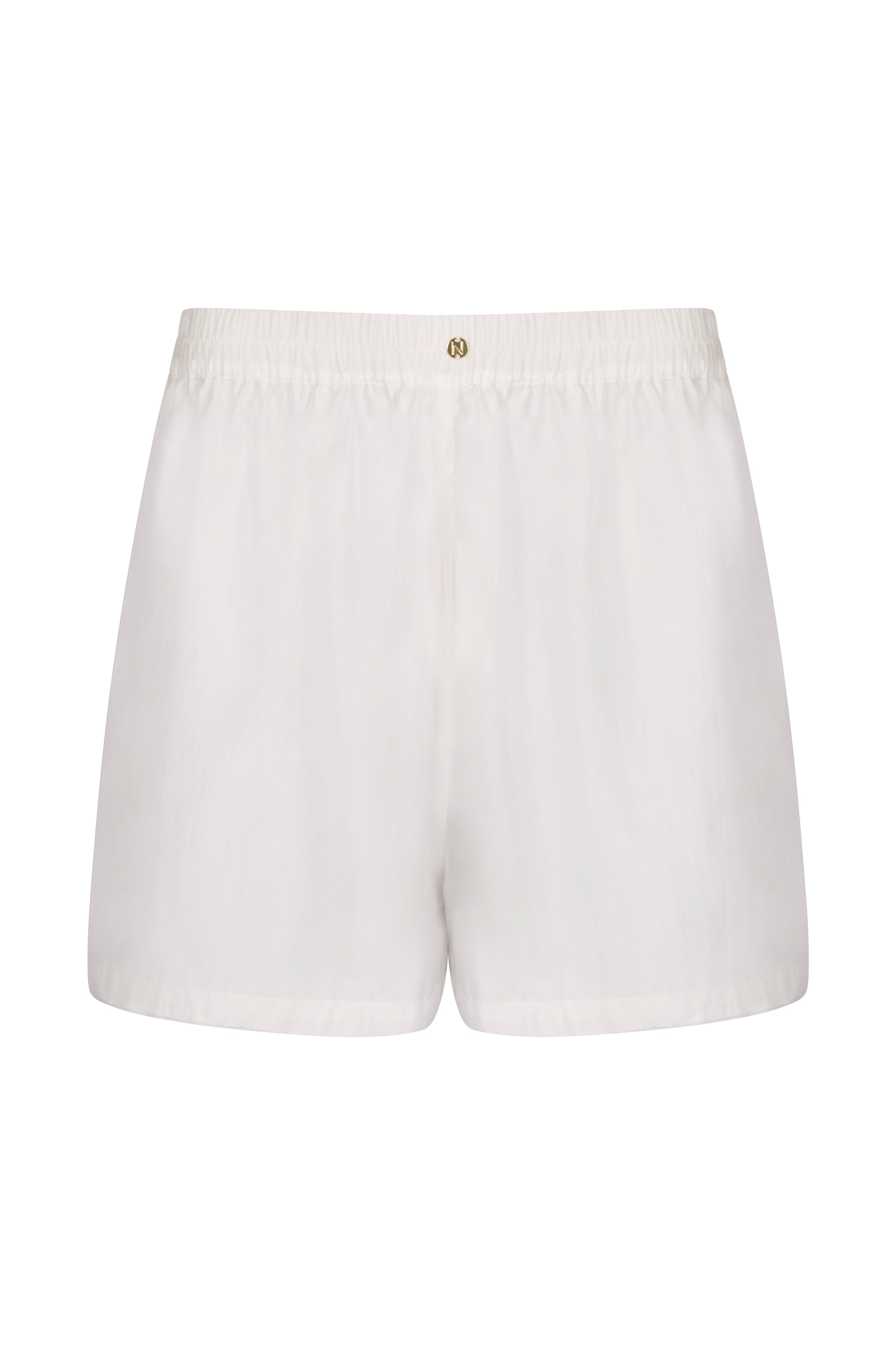 Martinique Soft Sheen Cotton Short in White