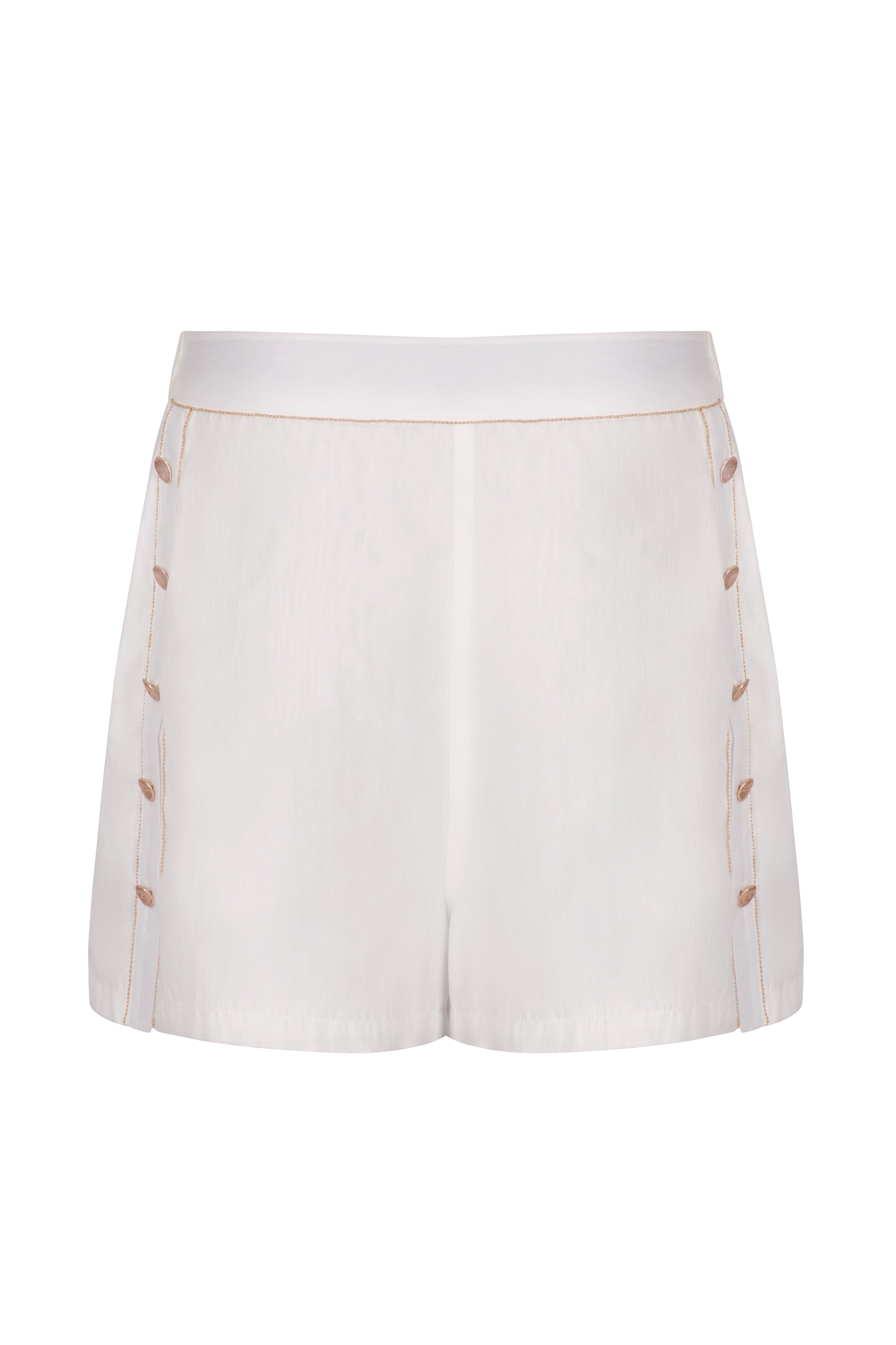 Martinique Soft Sheen Cotton Short in White