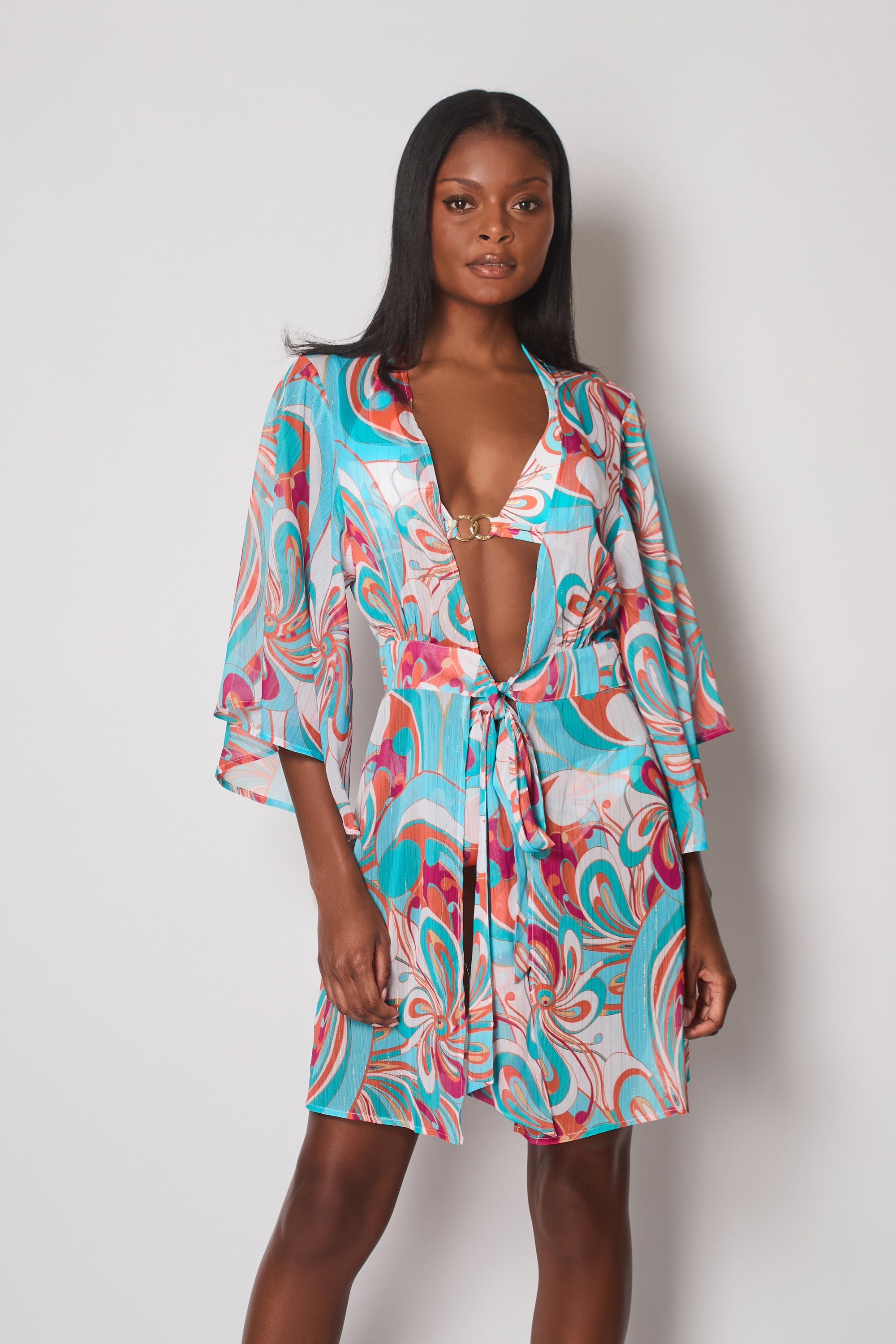 Bel Air Kaftan La Dolce Vita Print